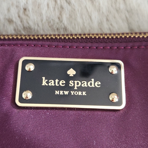 BIG NWOT Double Zip KATE SPADE wristlet Zipper Wallet +2 Satin Twillys - Picture 5 of 12